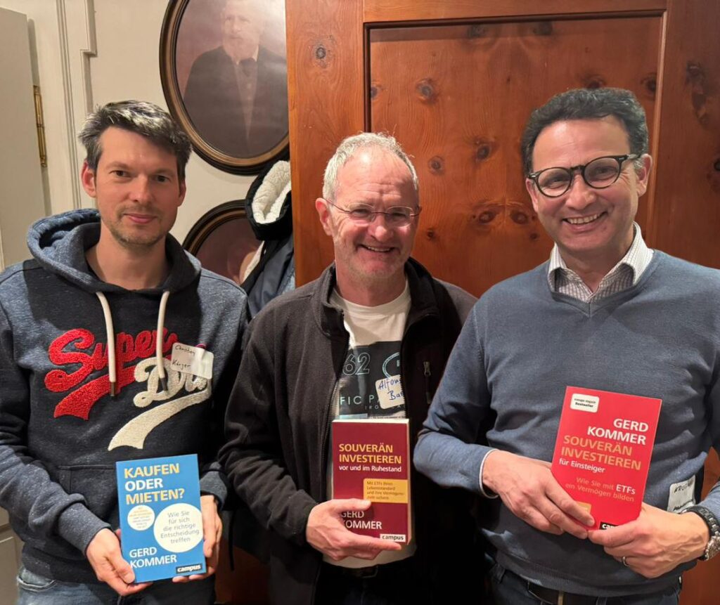 Glückliche ACM-Gewinner von Gerd Kommer Investment-Klassikern