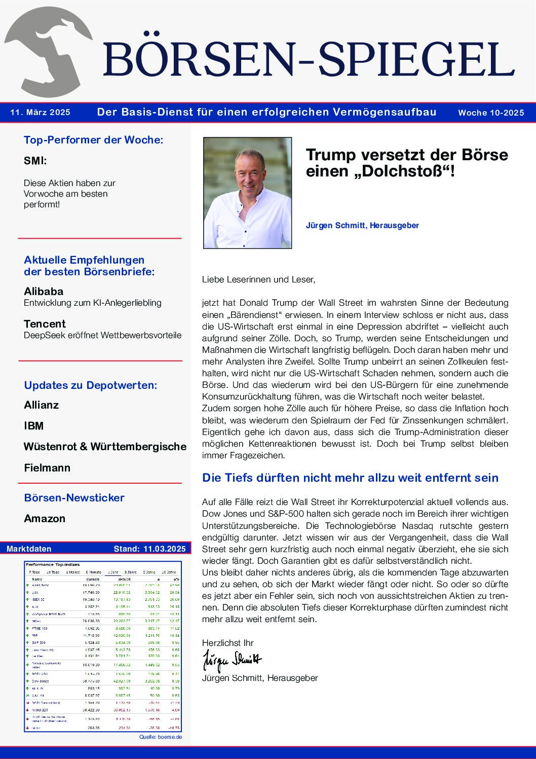 Börsenspiegel 11-2025